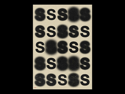 S /36 Days design poster print simple type typography