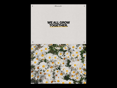 364 /TOGETHER clean design modern poster print simple type typography