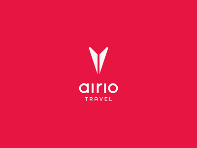 Day 26: "Paper Plane Logo" airlo airplane bright challenge clean daily dailylogo dailylogochallenge locate location logo paper plane red simple travel vector white
