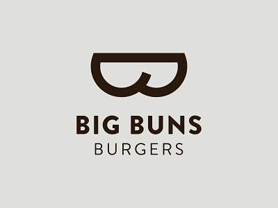 Day 33: "Burger Logo" 33 big bun buns burger challenge clean daily dailylogo dailylogochallenge day inuendo line logo simple vector