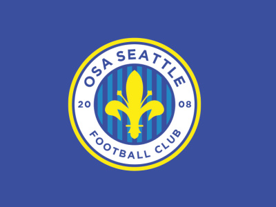 NPSL Badge Concepts #1 - OSA SEATTLE FC identity soccer