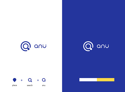 Anu anu blue logo branding logo logo design minimalist logo modern logo modern logo design pictoral mark simple logo startup startup branding tech tech logo