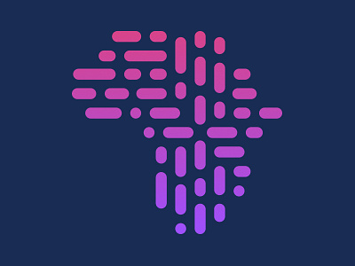 Tech Source Africa Logo africa dark logo logo design startup tech