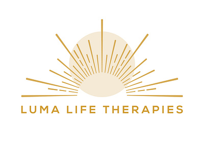 Luma Life Therapies Logo Design branding design icon illustration illustrator logo minimal typography vector