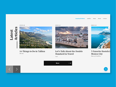 WebDesign articles minimal travel ui ux web design webdesign