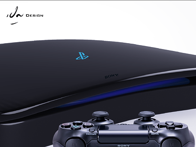 Concept for fifth generation PlayStation series 3d 3d design 3d model concept playstation5 ps5