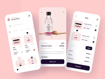 Skincare Needs App app clean clean design clean ui dailyinspiration e commerce mobile app mobile design mobile ui skincare app ui ui ux uidesign user interface ux