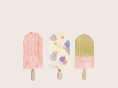 Ice Lollies illustration