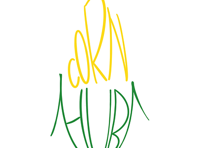 Logo design - corn hub illustrator logo photoshop