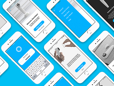 Oravis Mobile App animation app design flat health ios iphone minimal type typography ui ux