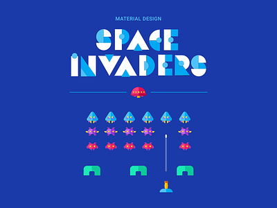 Material Design Space Invaders