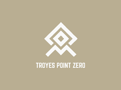 Troyes Point Zero branding grunge logo team tribe vintage