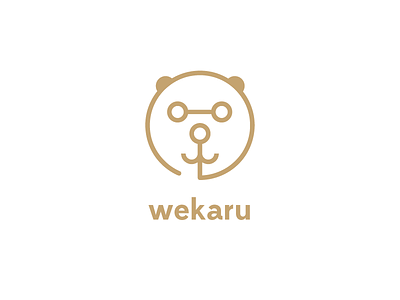 Wekaru bear branding logo metro transport
