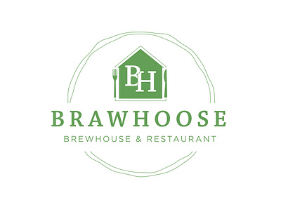 Brawhoose branding brewhouse logo resturant