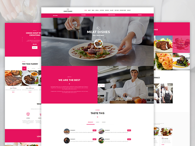 Unify Restaurant bootstrap cafe cooking dining dish food htmlstream meal menu responsive restaurant unify
