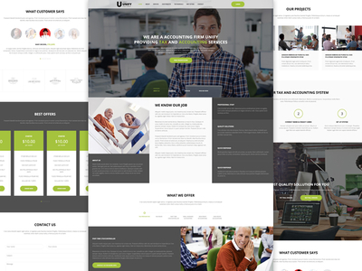 Unify Accounting accounting bootstrap business corporate htmlstream landing pricing theme unify template