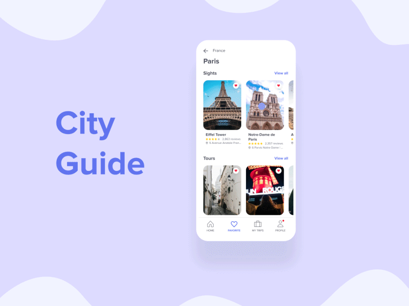 City Guide app after effects animation app design dribbble photoshop tour tourist travel ui ui design ux ux ui ux design