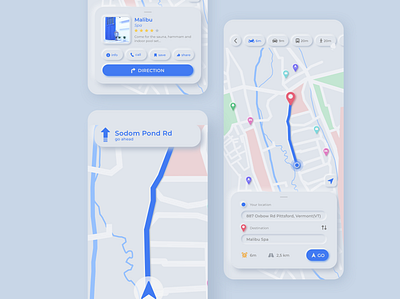 Location Tracker dailyui020 dailyuichallenge location map neumorphism tracker