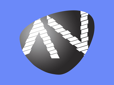 AN Logo branding logo typography