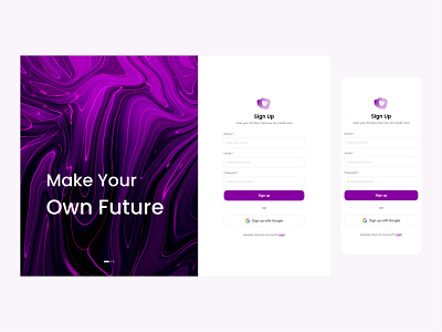 Daily UI #001 - Sign Up Form