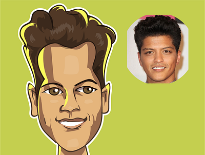 bruno mars avatar avatars caricature comic comics illustration iris vector