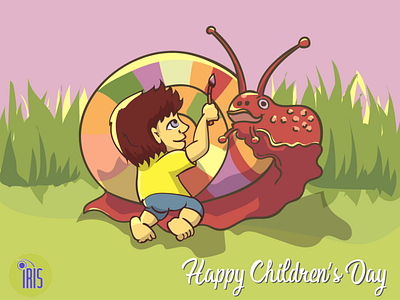 happy children's day children comic comics design illustration iris srilanka