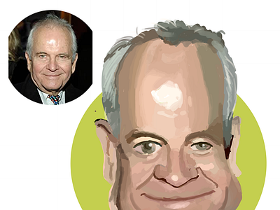 caricature of ian holm