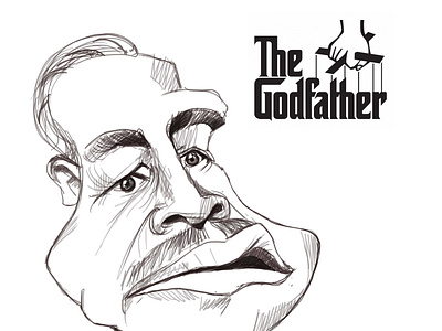 caricature of godfather