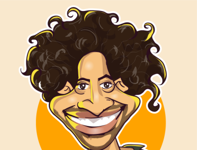 caricature of Dasun Pathirana avatar caricature caricatures cartoon cartoons comic comics creative illustration srilanka