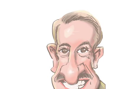 caricature of john challis