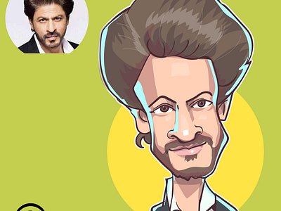 CARICATURE OF SHAH RUKH KHAN