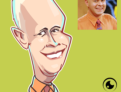 caricature of James Michael Tyler avatar caricature comic comics illustration vector