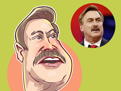 CARICATURE OF MICHAEL J. LINDELL