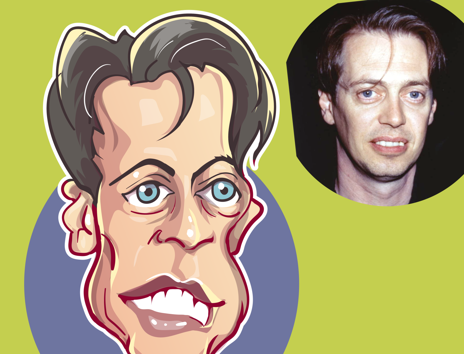 caricature of steve buscemi by IRIS Studio on Dribbble