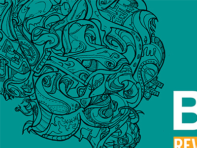 Multiple Personalities behance characters editorial design fractals illustration ink lineweight linework micron