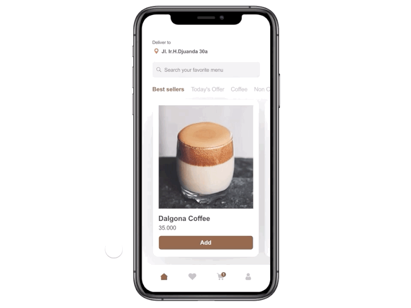 Coffee Shop App Interaction Design