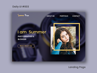 Dailu UI #003 Landing Page