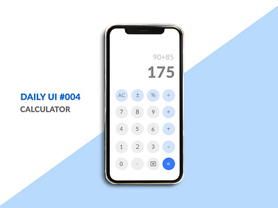 Daily UI #004 Calculator