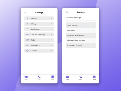 Daily UI #007 - Settings