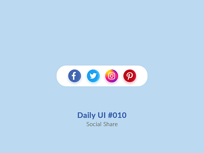 Daily UI #010 - Social Share