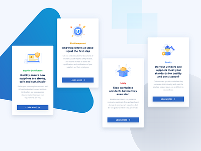 Cards and Spot Hero Illustrations | Avetta Website branding cards cards ui chris alexander clean clean ui hero illustration illustration product design spot illustration svg typography ui ui ux user experience user interface ux vector web website