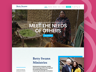 Brand Website - Betty Swann Ministries