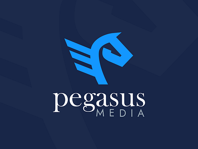 Pegasus Brand Identity animal brand flat icon identity identity design illustration logo logotype mark pegasus strategy symbol