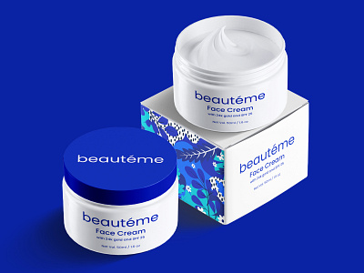 Branding & Packaging Design- Skincare brand 3d adobe photoshop adobedimension advertising blue branding cosmetic design floral illustration logo marketing minimaldesign modernpackaging packagingdesign skincare ui