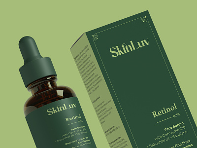 Luxury beauty and skincare packaging design- SkinLuv