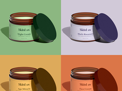 Luxury Beauty Products packaging design- SkinLuv