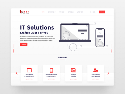 IT Company Website Design