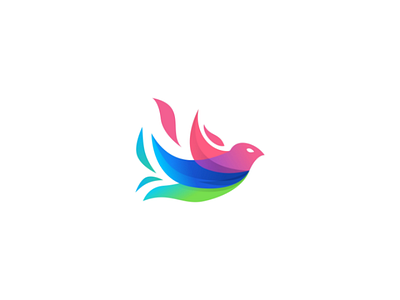 Bird bird clean logo bird logo desain minimalist professional vector