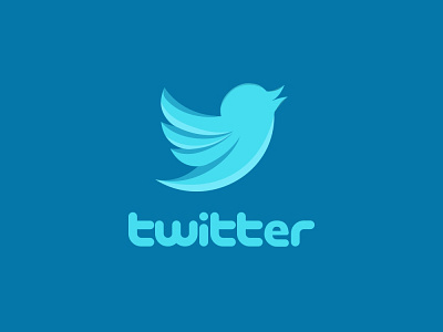 Twitter Logo (Unofficial) animals bird bussiness design logo icon logo design professional twitter vector