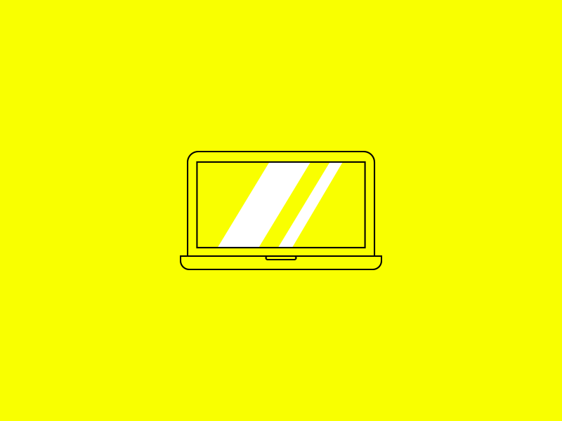 Macbook transforms into iPhone 2d animation flat iphone macbook outline vector